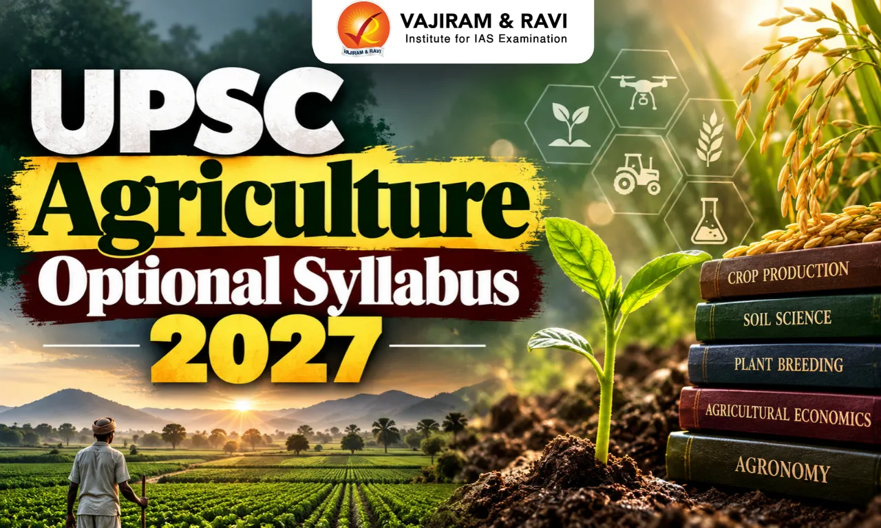 UPSC Agriculture Optional Syllabus