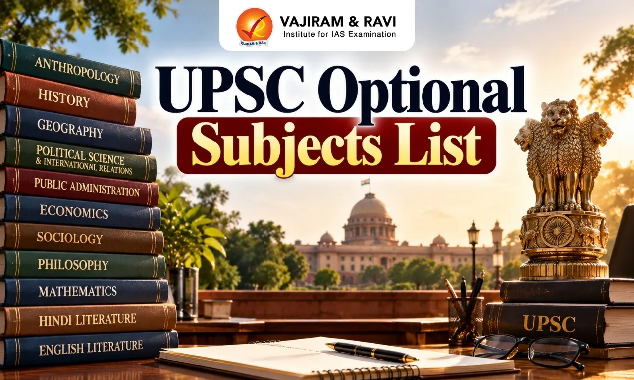 UPSC Optional Subjects List