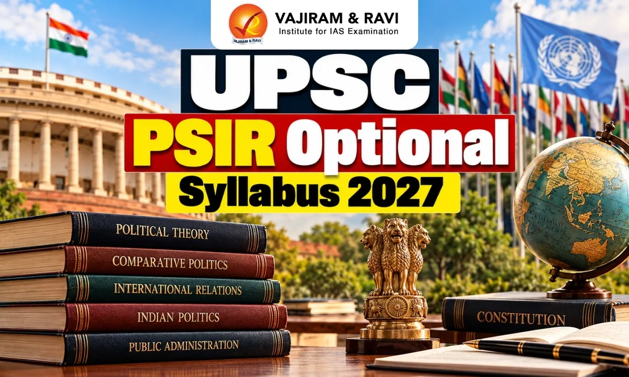 UPSC PSIR Optional Syllabus 2027